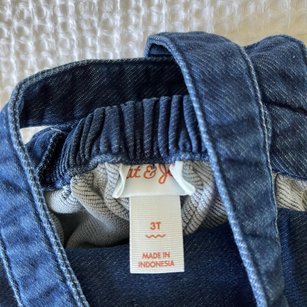 ❌ Sold ❌ Cat & Jack Overall Jean Dress - Picture 2 of 2
